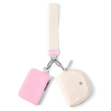 Dual Pouch Wristlet Wallet